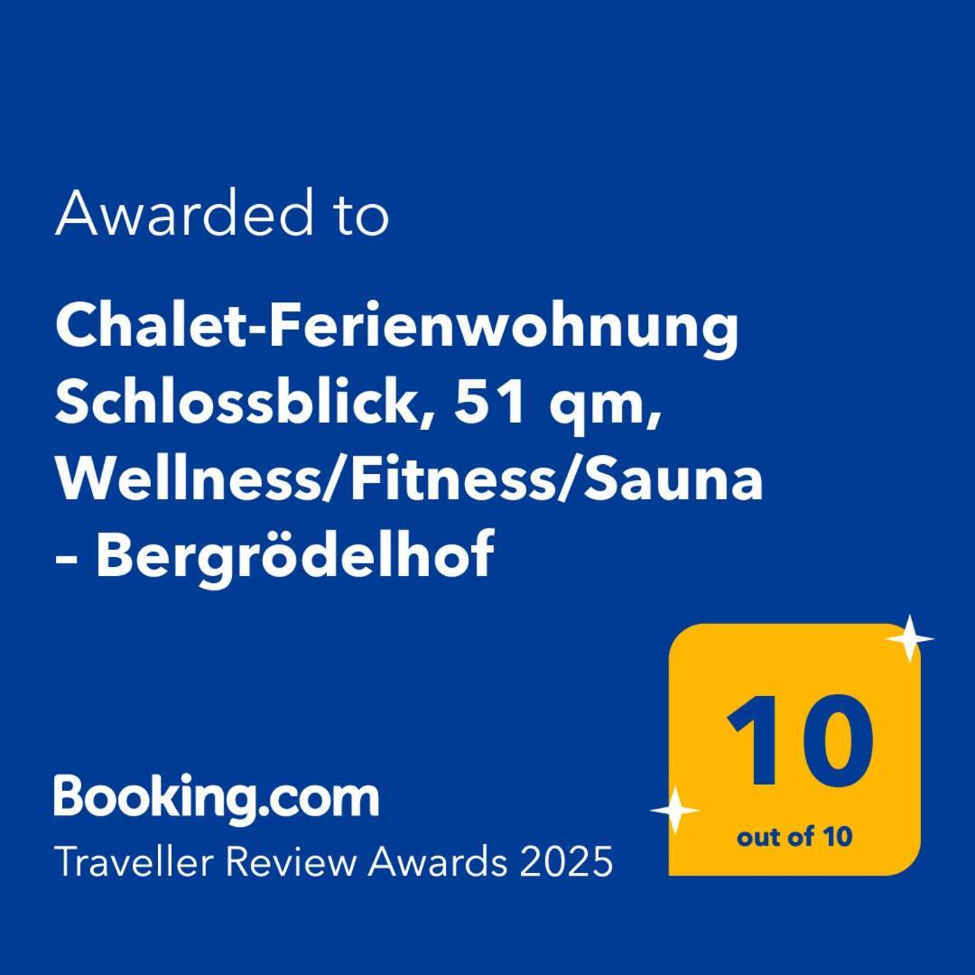 Chalet-Ferienwohnung Schlossblick, 51 Qm, Wellness/Fitness/Sauna - Bergroedelhof Feilitzsch ภายนอก รูปภาพ